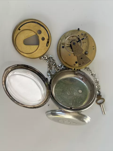 Antike Englische Taschenuhr London  Pocket Watch Spz5