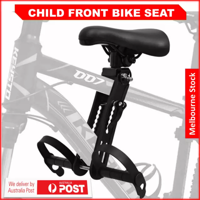Bike Seat Carrier Bicycle Child Seat Detachable Seat Front Mounted Top Tube Kids