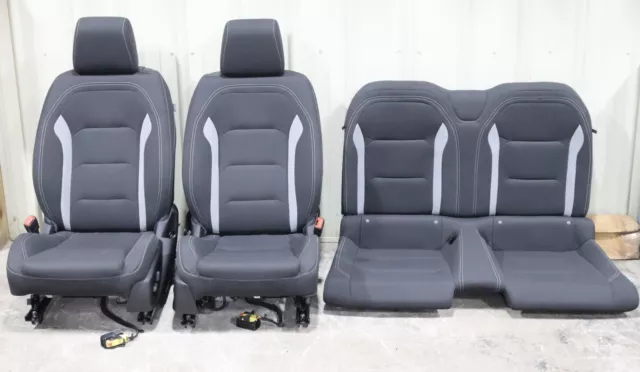 2016-2023 Camaro SS (Convertible) Black Cloth Front & Rear Seats USED GM