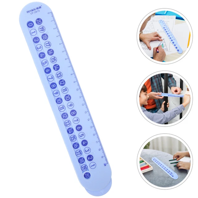 Number R Line Ruler NUMBERLINE RULER MATH Arthemtic for Kids Montessori Toys Scale Child £5 ...