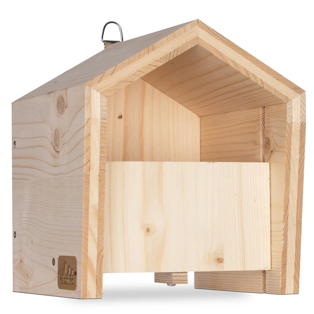 Casetta Per Uccelli GARDIGO In Legno | Nido Da Esterno Per Piccoli Uccelli 20x17x12 Cm - Foto 8