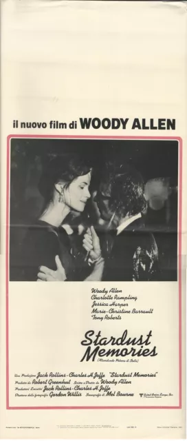 1980 * Locandina Cinema "Stardust Memories -  Woody Allen" Commedia (B)