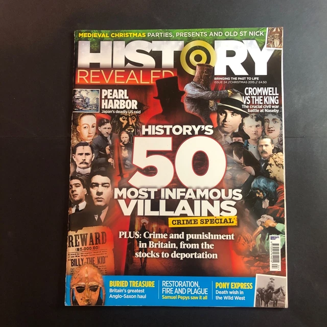 HISTORY REVEALED MAGAZINE History's 50 Most Infamous Villains #24