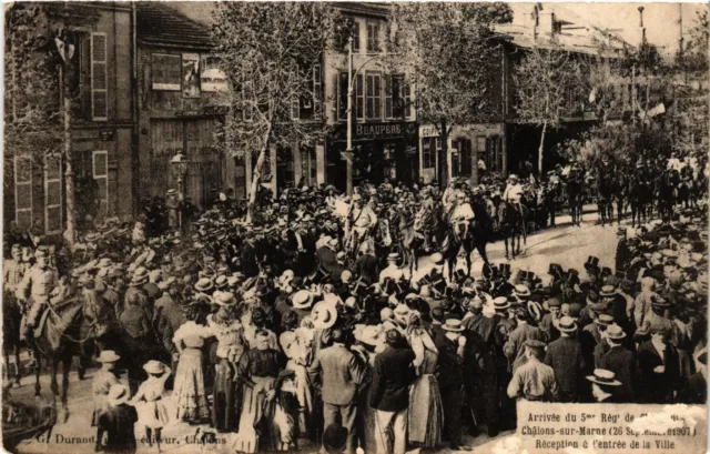 CPA CHALONS-sur-MARNE - Reception a l'Entrée de la Ville (363771)