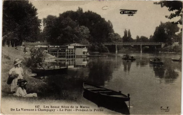 CPA Les beaux Sites de la Marne - De La VARENNE a CHAMPIGNY - Le Pont (659665)