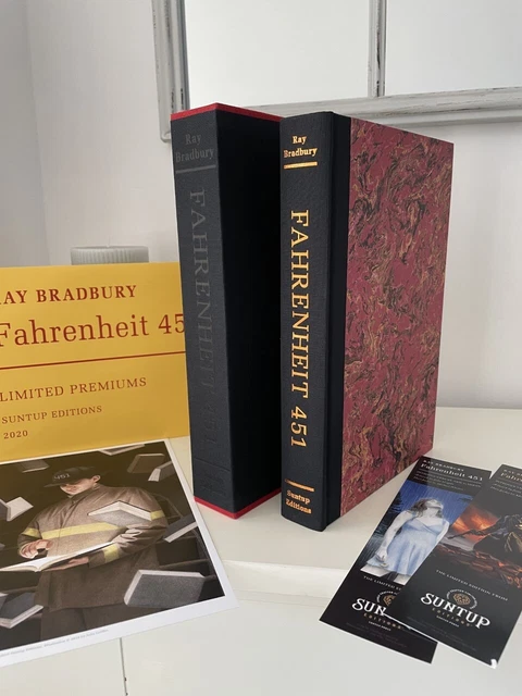 Fahrenheit 451 - Ray Bradbury - Suntup - Signed Neil Gaiman - Numbered Edition Fahrenheit 451 - Ray Bradbury - Suntup - Signed Neil Gaiman - Numbered Edition