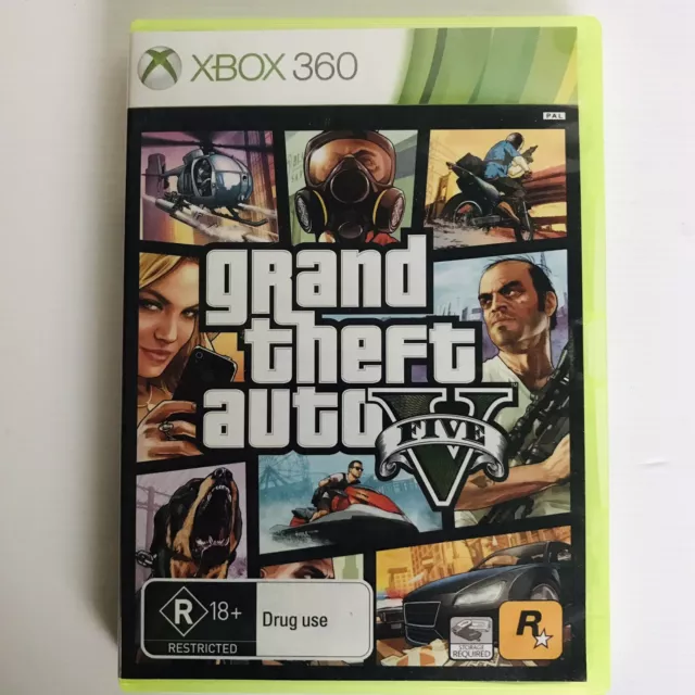 GRAND THEFT AUTO V (Microsoft Xbox 360, 2013) $11.99 - PicClick AU