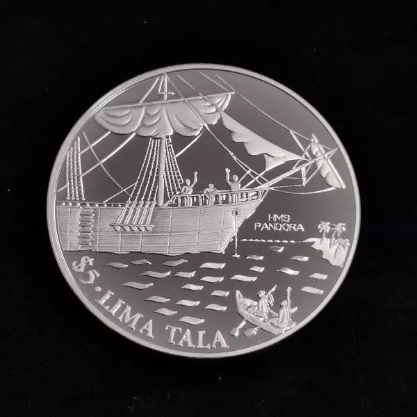5 Lima Tala Tokelau 1993 "Geschichte der Seefahrt - HMS Pandora" si PP