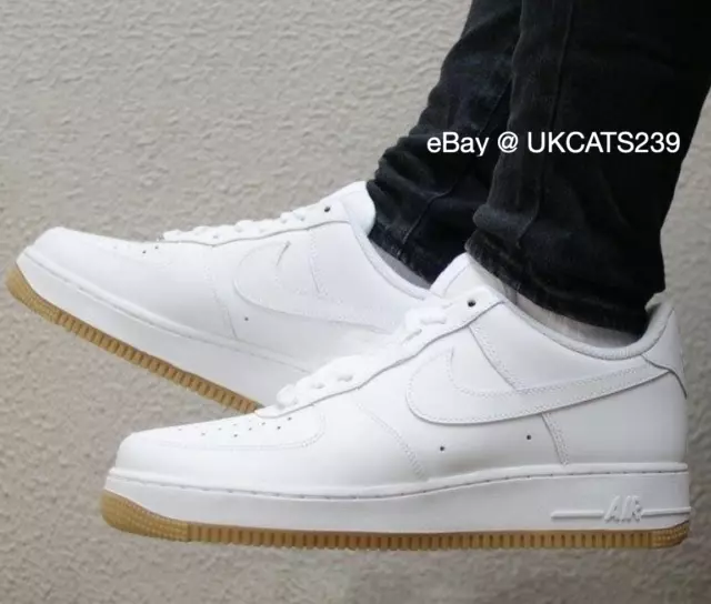 Nike Air Force 1 '07 Shoes White Gum Sole DJ2739-100 Men's ALL SIZES - NEW