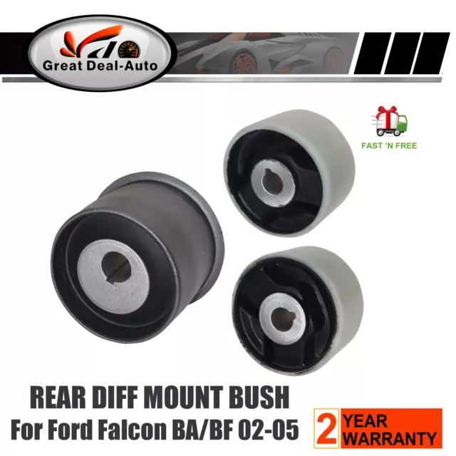 Heavy Duty Full Set Rear Diff Mount Bush Kit for Ford Falcon BA/BF 2002-2005