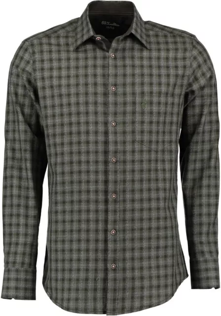 Camicia da caccia OS Trachten® uomo camicia uomo con taschino sul petto