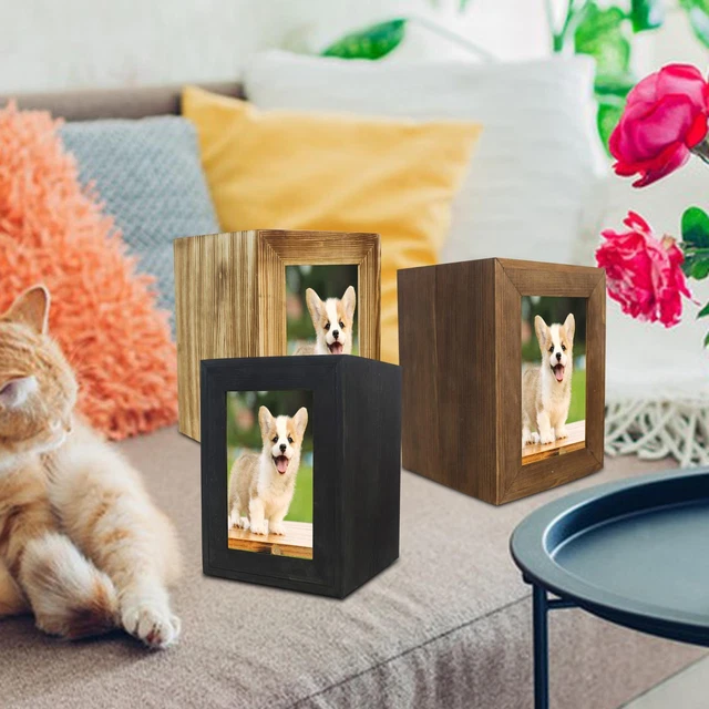 Urna de mascotas para perros, gatos, cenizas para conmemorar el funeral de
