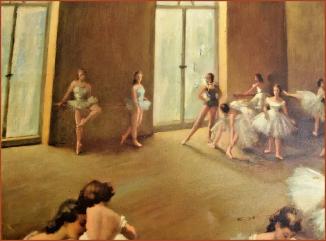 Carlota   Edwards Impression Sur Toile Vernie  Danseuses Classique 3