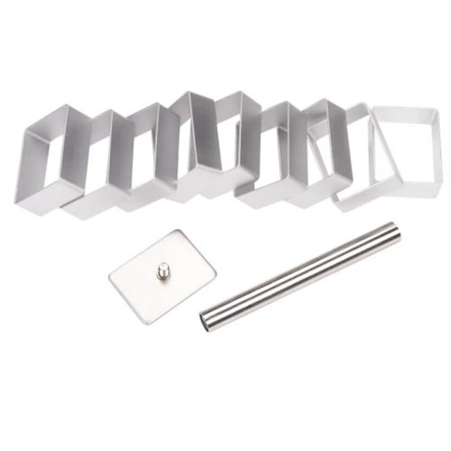 Acciaio Inox Formatrice Argento 5 3.7 1.7cm Formaggio O Craft Clay for Family