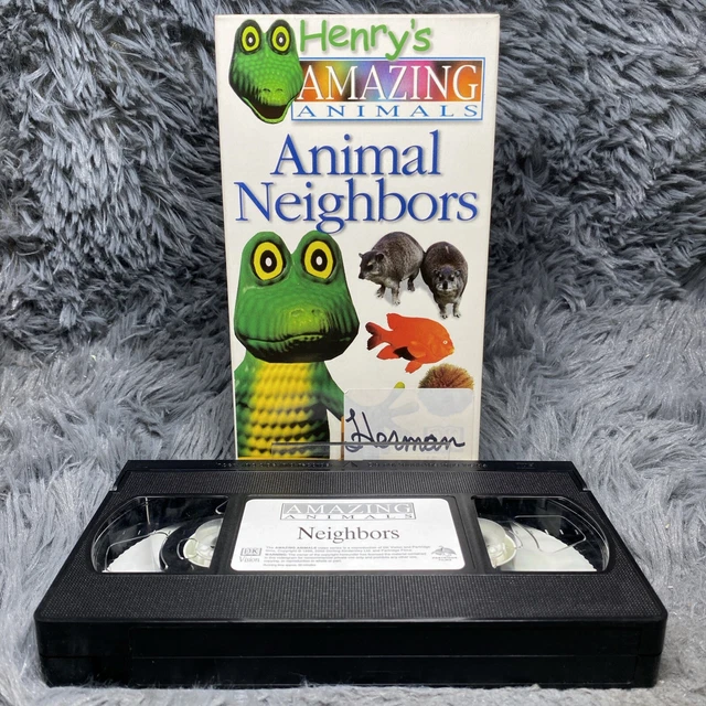 Henry S Amazing Animals Animal Neighbors Vhs Tape 1999 Education Rare