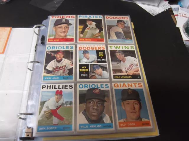 Vintage Lot Of (271) Different 1964 Topps Baseball Series 1 And Series 2 Awesome