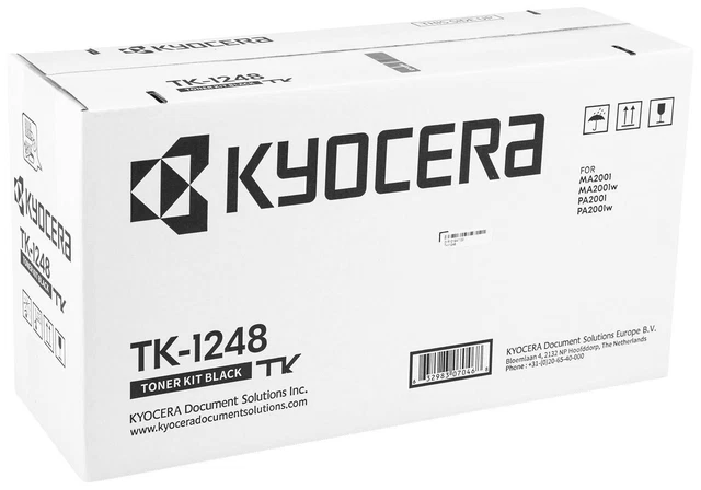 Kyocera Tk1248 Black Toner Cartridge 1.5K Pages - 1T02Y80NL0