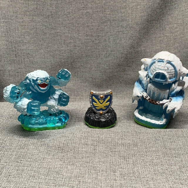 Skylander Empire of Ice Pack Lot of 3 Slam Bam, Iron Shield, Ice Adventure