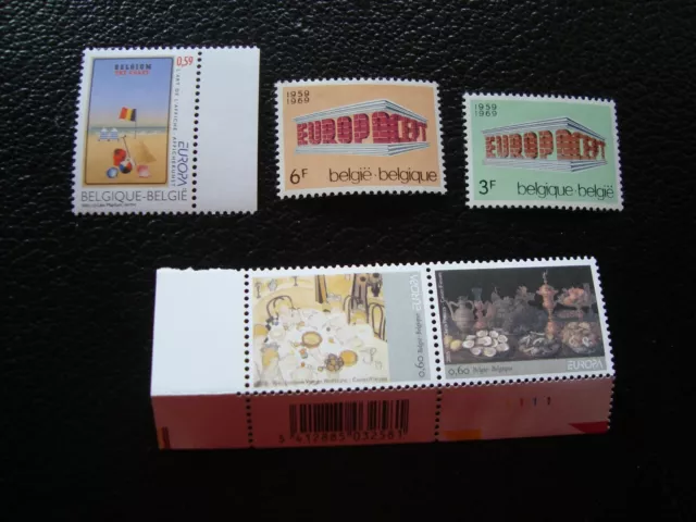 Belgien - Briefmarke Yvert / Tellier N° 1489 1490 3172 3371 3372 N MNH (Z26)