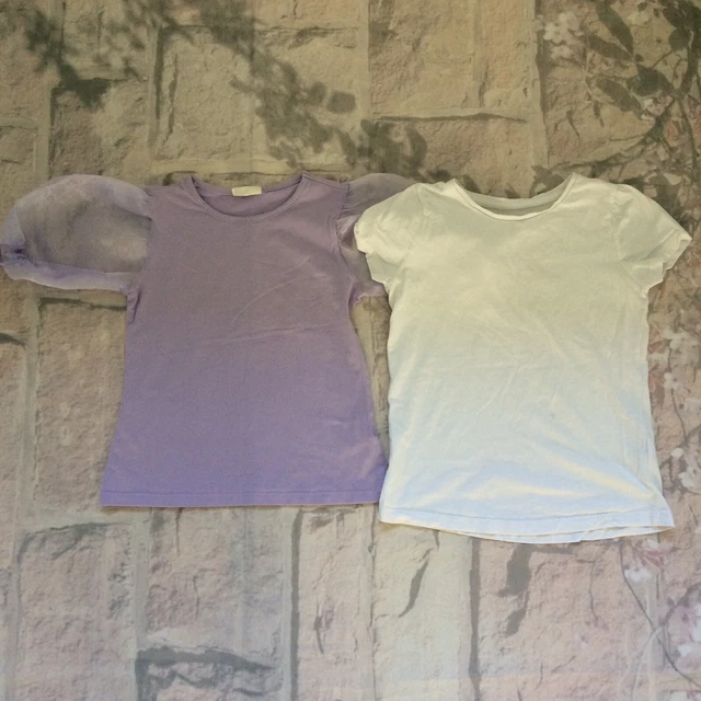 Pacchetto vestiti per bambina 8-9 anni pantaloncini top abito Zara Shein George TU ecc. 2