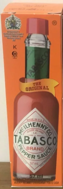 5 x 75ml  Original Mcilhenny Company Tabasco Pepper  Sauce Five Bottles