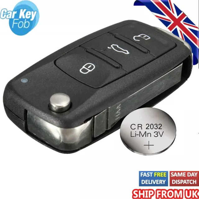 Fits Seat Altea Alhambra Exeo Ibiza Leon Toledo 3 Button Remote Key Fob Case