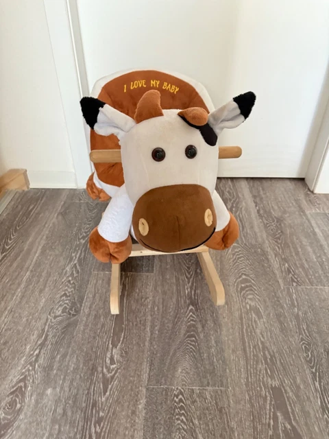 Jouet à Bascule Playsam Rocker 14449 - Lapin Rouge Et Blanc, Bois, Pour Enfants 5-7 Ans