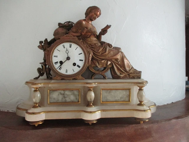 ANCIENNE HORLOGE A Poser En Bronze Dore EUR 90,00 - PicClick FR