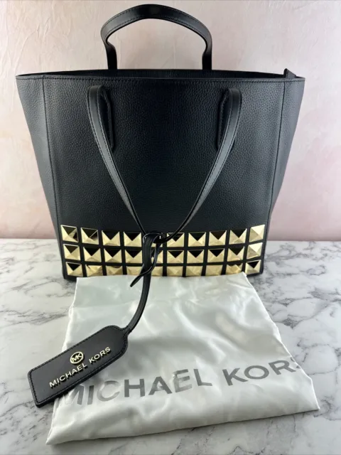 Michael Kors Large Grab Tote Studded Authentic!