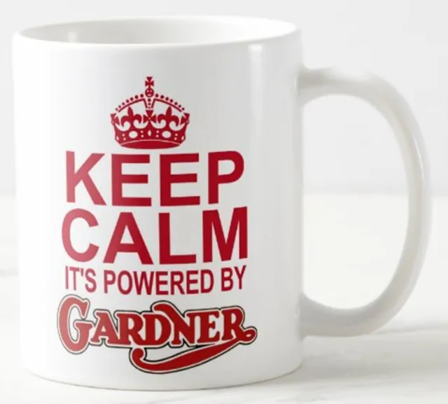 KEEP CALM IT'S POWERED BY GARDNER ≈ MUG stationary engine bus lorry marine mugs