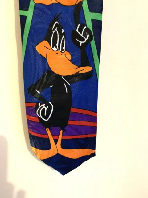 Cartoon Vintage Men's Tie Daffy Duck 100% Polyvester Tie Disney 2