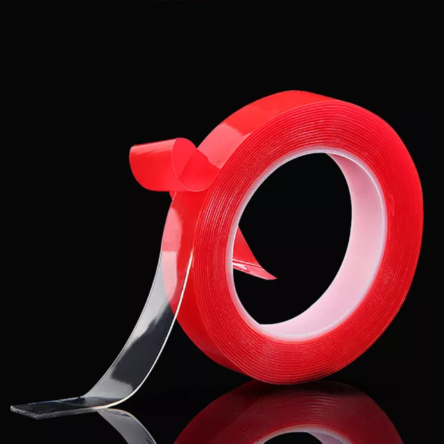 Clear Strong Double Sided Waterproof Plastic Tape Self Adhesive 0.5/1/2mm Thick