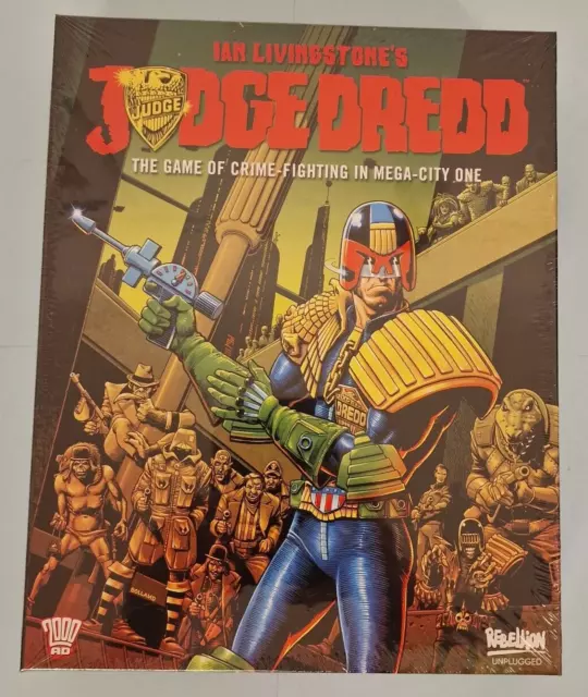 Gioco da tavolo Judge Dredd Nuovo e Sigillato 2000AD Ian Livingstone