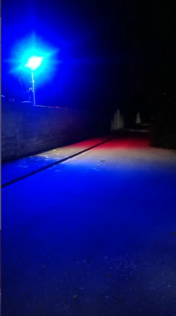 projecteur bleu/blanc/rouge 200 watts  entrepôts / façades - mats acier / galva 2