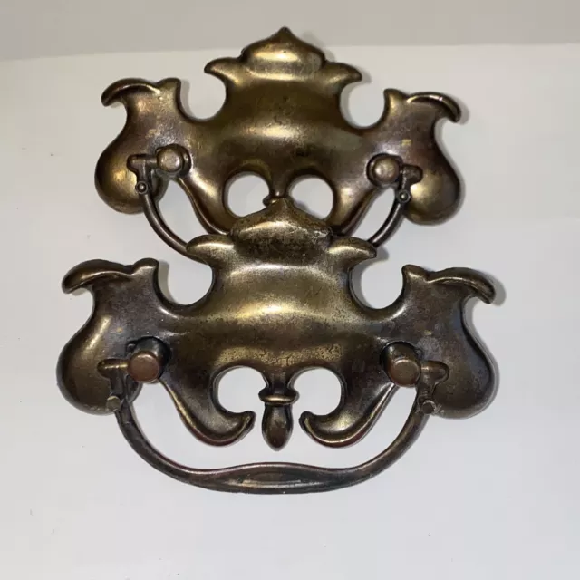 Vintage Chippendale Batwing Bail Drawer Pulls Set of 2