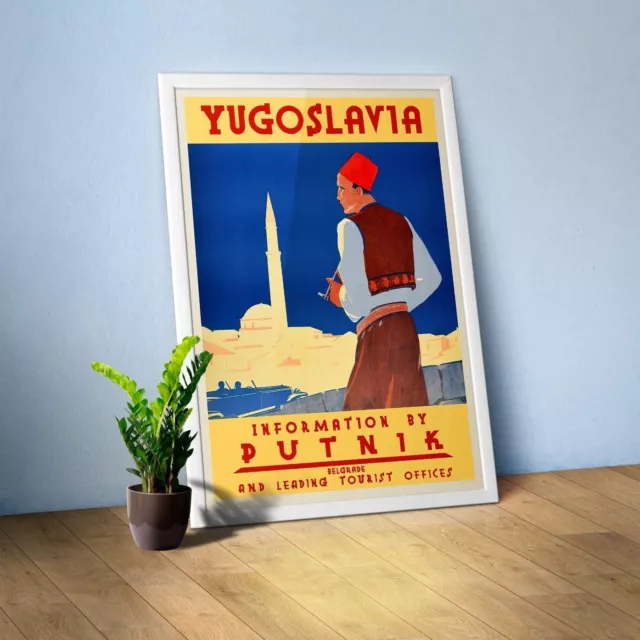 Yugoslavia. Denmark, 1930s (English version) — retro vintage travel poster