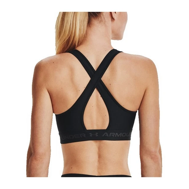 Reggiseni sportivi Donna Under Armour CROSSBACK BRA Nero 1361034 0001 2