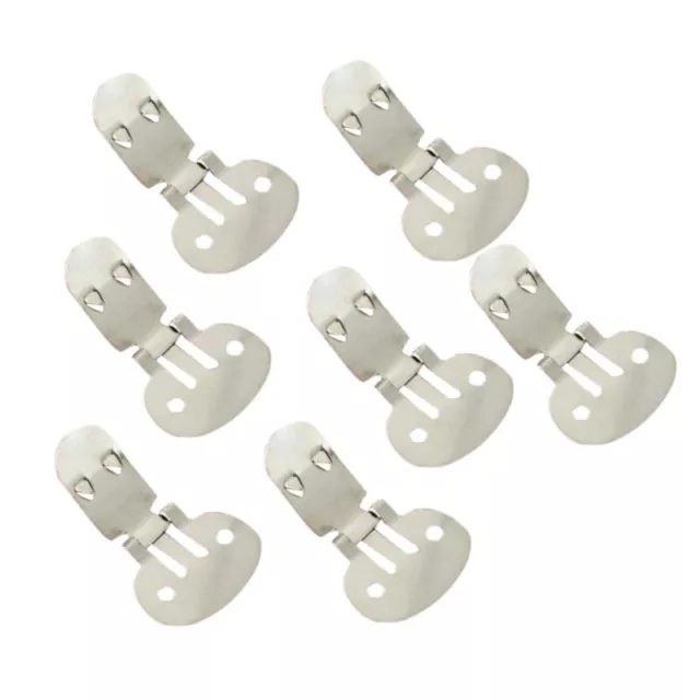 10/20pcs Flat Blank Stainless Steel Shoe Clips Art Project DIY Crafts Decoration