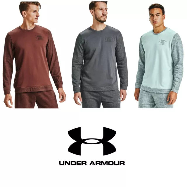Under Armour Maglia UA Sportstyle Terry Crew da uomo Sweatshirt Pullover 1357103