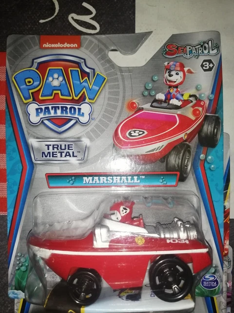 lot de 4 Mini vehicule + Figurine La Pat'Patrouille True Metal Sea Patrol 2