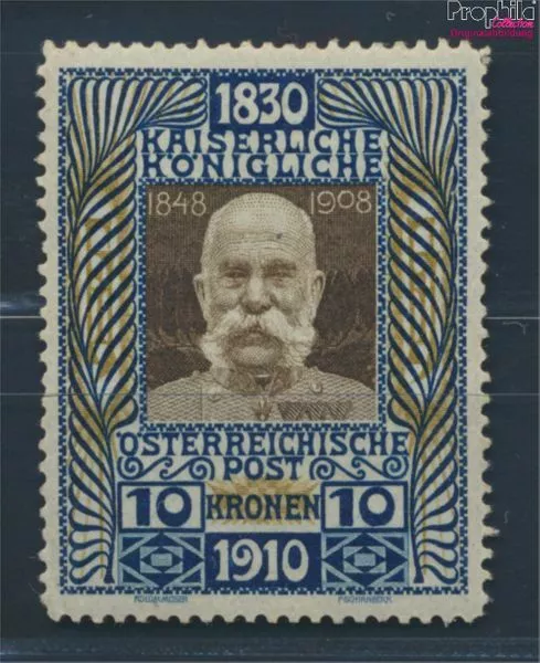 Briefmarken Österreich 1910 Mi 177 postfrisch(8618448
