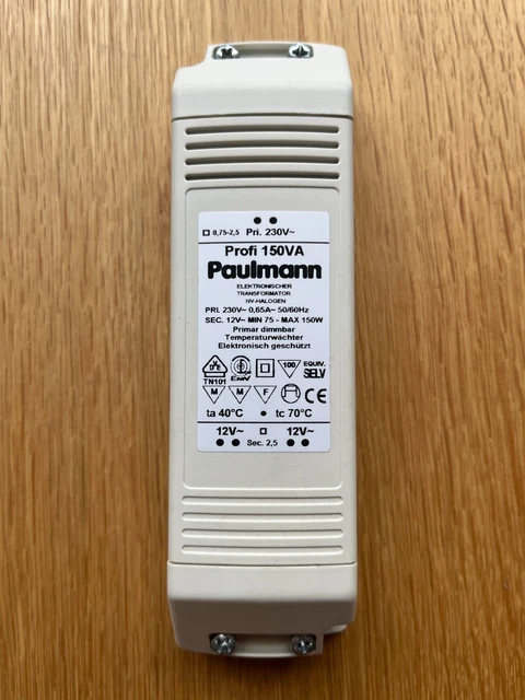 PAULMANN 977.68 TRANSFORMATOR elektronisch VDE Disc 35-105W Grau/Schwarz dimmbar EUR 3,99 - DE PAULMANN 977.68 TRANSFORMATOR elektronisch VDE Disc 35-105W Grau/Schwarz dimmbar EUR 3,99 - DE