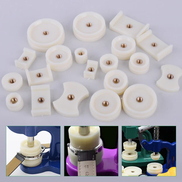 20pcs Watch Case Dies Press Fitting Set Watchmaker Back Cover Closer Repair Tool