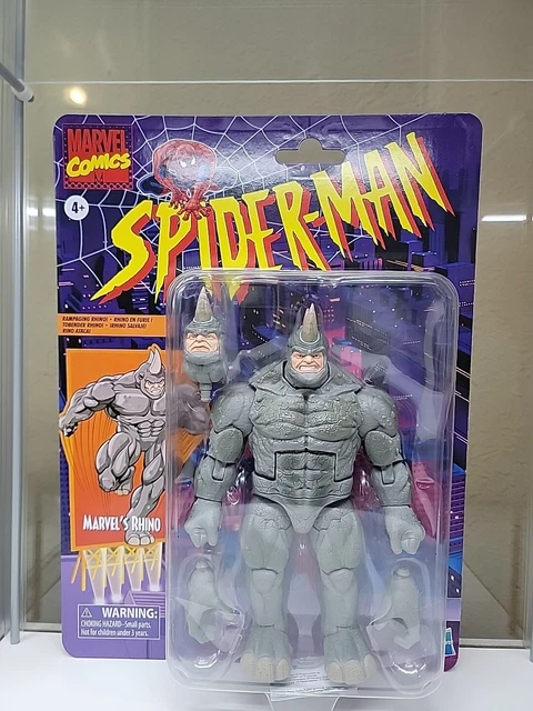 Figurine Rhino - Univers Spider-Man - Année 1997 - PVC Articulé (Occasion)