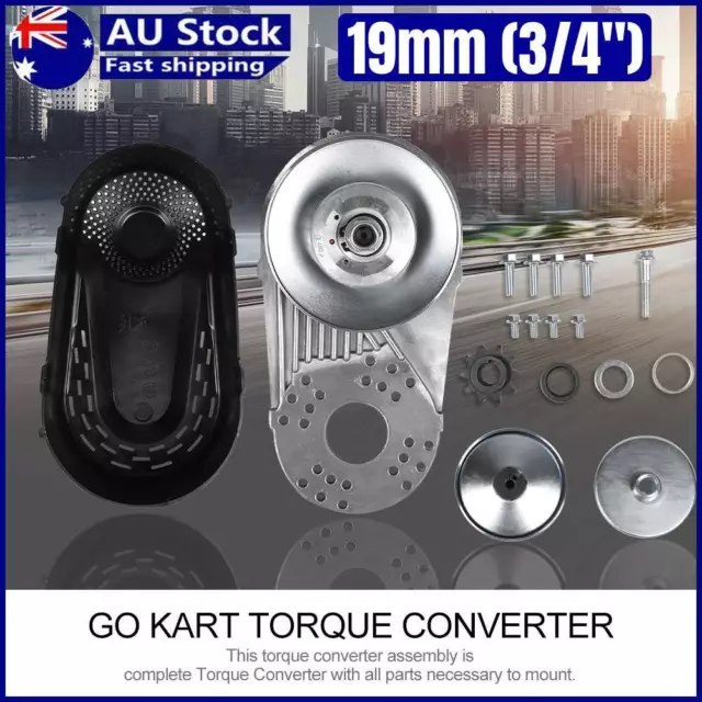 3/4" Go Kart Torque Converter Kit 20 30 Series For ATV Kart 10T #420 #40 #41 New