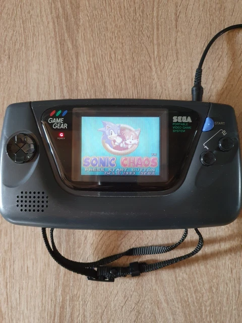 Jeu SEGA Game Gear : Sonic Chaos - Bon état, Complet Avec Boîte