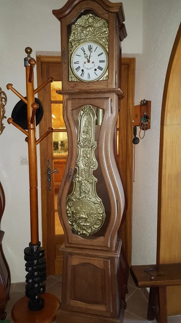 HORLOGE COMTOISE BALANCIER automate animé proche du neuf EUR 310