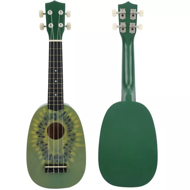 21in Ukulele With Carry Bag Tropical Fruit Pattern For Beginners Children St HPT