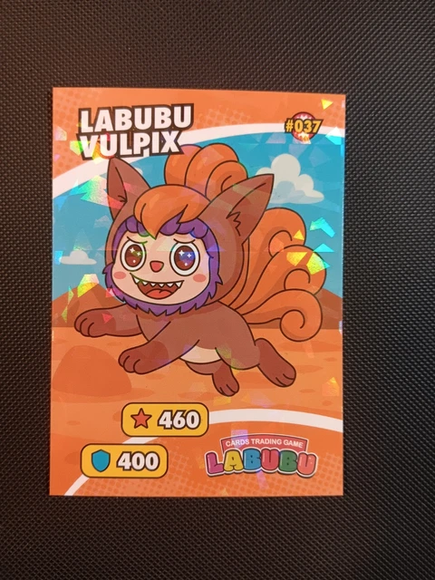 LABUBU VULPIX POKEMON Labubu Cards Trading Game Card Peru US Seller ...