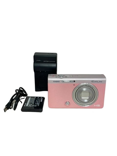 NEAR MINT] CASIO EXILIM HIGH SPEED EX-ZR60 Pink 16.1MP Digital